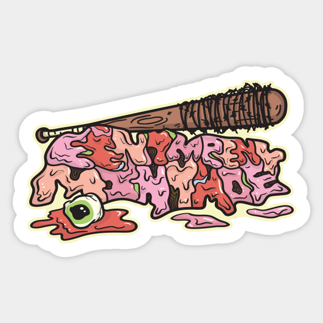 Eeny Meeny Miny Moe Sticker by EchoG